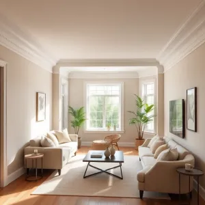 Sztukaterią W Małym Salonie