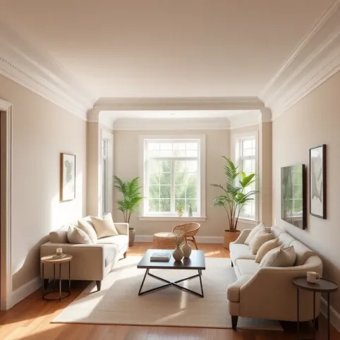 Sztukaterią W Małym Salonie