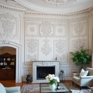 Sztukateria w salonie