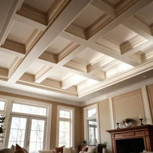 Sztukateria W Salonie Na Suficie