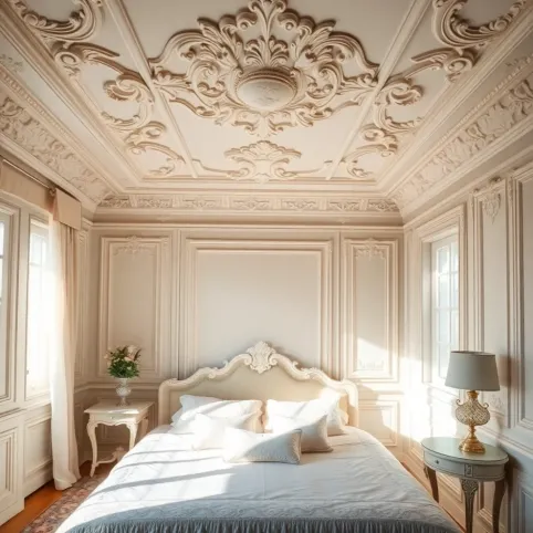 Sztukateria W Sypialni