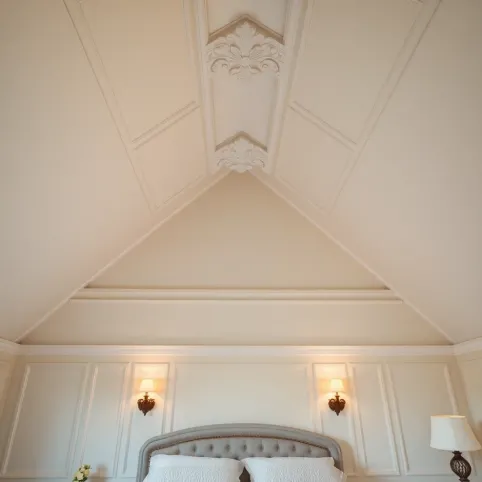 Sztukateria W Sypialni Ze Skosami