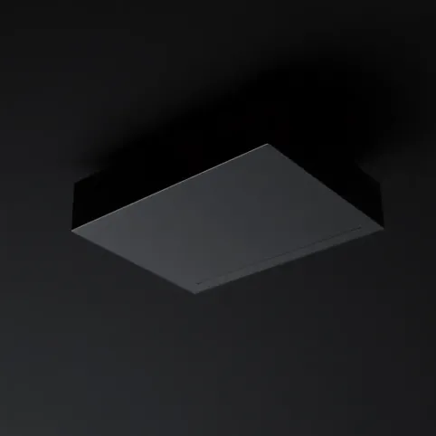 szyna sufitowa 2torowa z maskownicą czarna