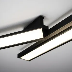 szyna sufitowa 2torowa z maskownicą led