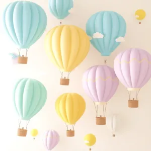 Tapeta balony dla dzieci