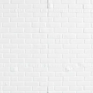 Tapeta biała CEGŁA winylowa na flizelinie