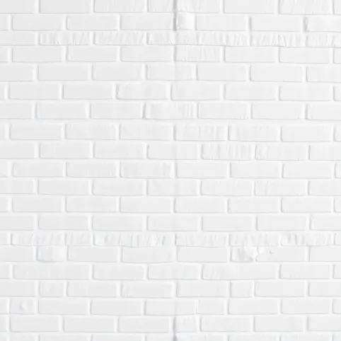 Tapeta biała CEGŁA winylowa na flizelinie