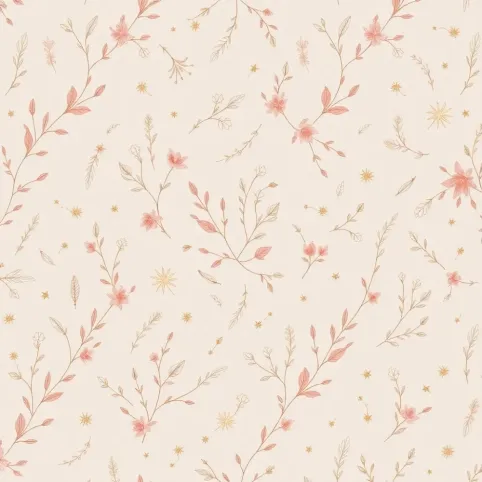 Tapeta boho dla dziewczynki