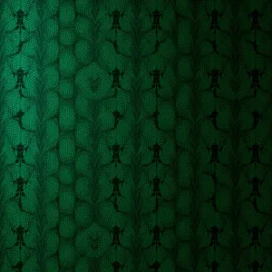 Tapeta butelkowa zieleń wzory