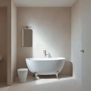 Tapeta do łazienki zamiast płytek