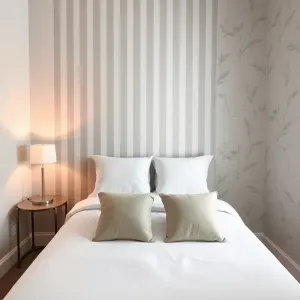 Tapeta do małej sypialni  aranżacje