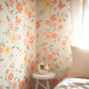 Tapeta do pokoju dziecka dziewczynki