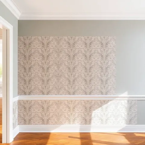 Tapeta Do Połowy Ściany Jak Wykończyć