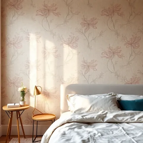 Tapeta do sypialni na flizelinie