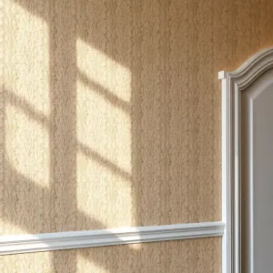 Tapetą i sztukateria w salonie