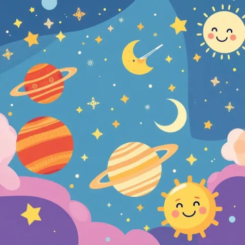 Tapeta kosmos dla dzieci