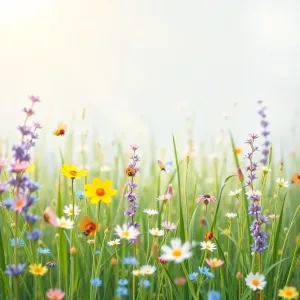 Tapeta łąka dla dzieci