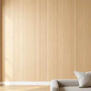 Tapeta lamele w salonie