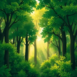 tapeta las dla dzieci