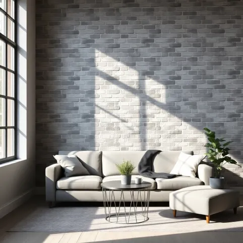 Tapeta loft do salonu