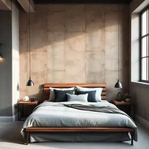 Tapeta loft do sypialni