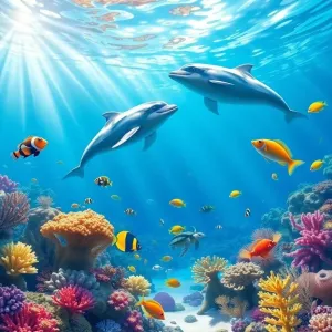 Tapeta morska dla dzieci