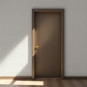 Tapeta na drzwi ukryte