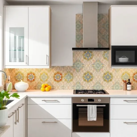 Tapeta płytki do kuchni