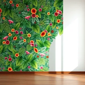 Tapeta rośliny na ścianę