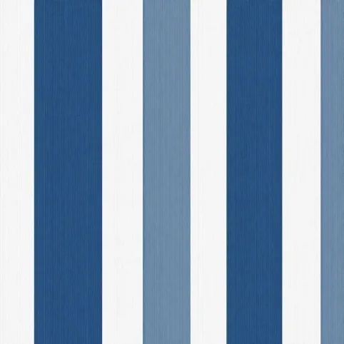 Tapeta w granatowe pasy