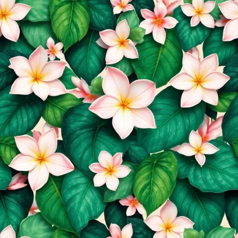 Tapeta z motywem roślinnym