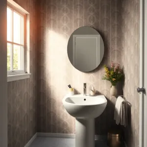 Tapeta Z Włókna Szklanego Do Łazienki