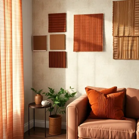 Tapety brązowe do salonu