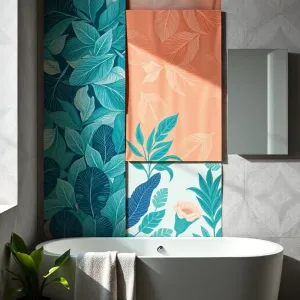 Tapety do łazienki pod prysznic