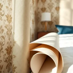 Tapety w rolce do sypialni