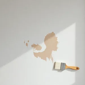 Tłuste plamy na ścianie jak zamalować