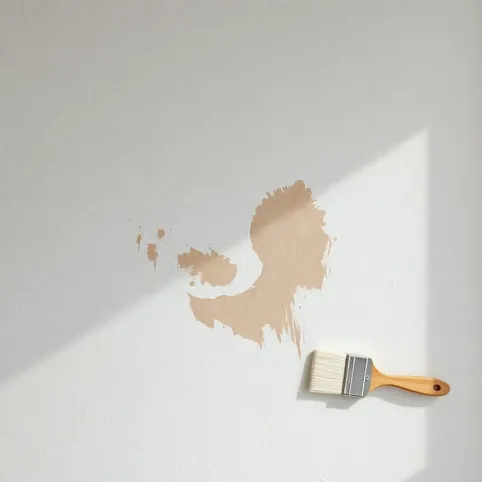 Tłuste plamy na ścianie jak zamalować