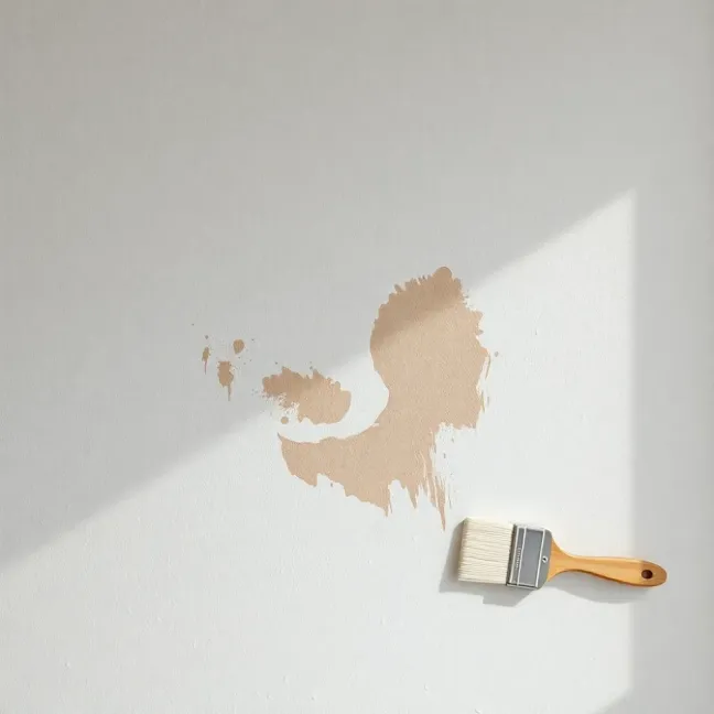 Tłuste plamy na ścianie jak zamalować