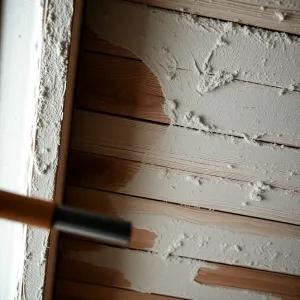 Tynkowanie sufitu z desek