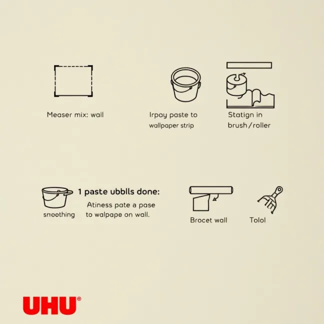 UHU klej do tapet instrukcja