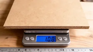 Waga płyty MDF 18mm
