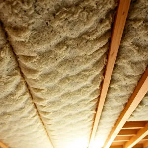 Wełna na sufit w garażu