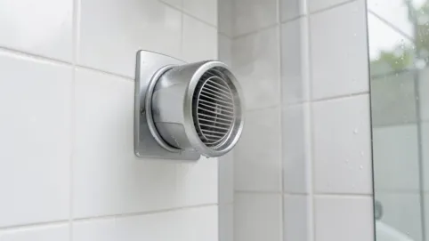 Wentylacja łazienki przez ścianę zewnętrzną