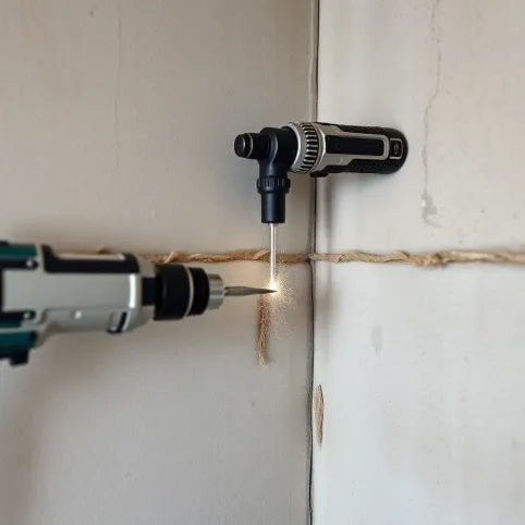 Wiercenie W Rogu Ściany