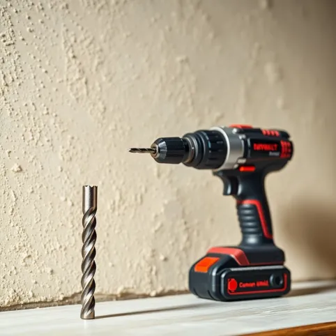 Wiercenie W Ścianie Bez Udaru