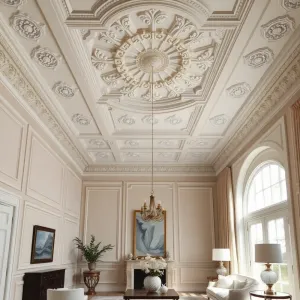 Wnętrza Ze Sztukaterią