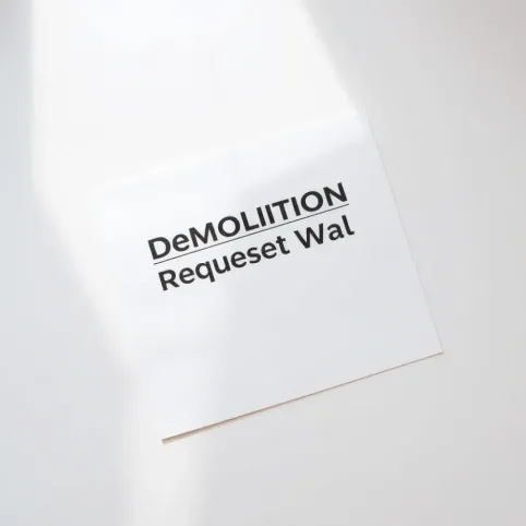 Wniosek o wyburzenie ściany działowej wzór