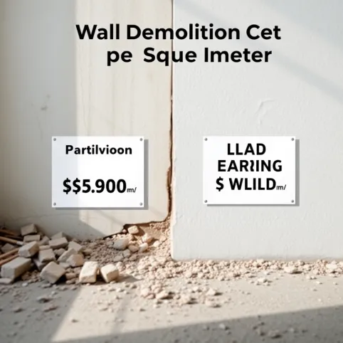 Wyburzanie Ścian Cena M2