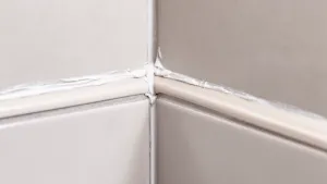 Wykończenie płytek przy ścianie