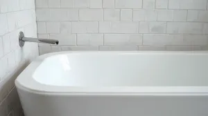 Wykończenie wanny przy ścianie